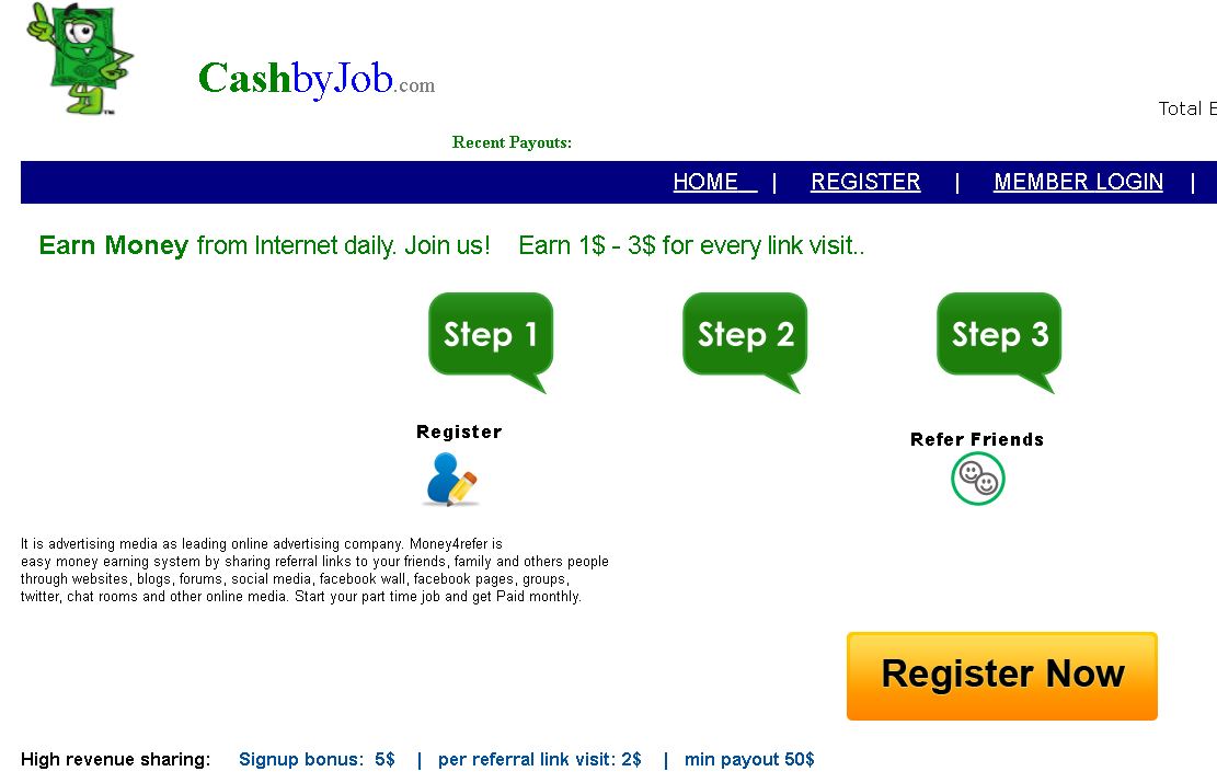 Cash By Job Scam