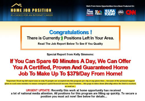 Is home job position a scam?