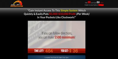 Instant Success system Scam