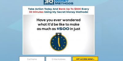 30 Minute Money Methods Scam Review