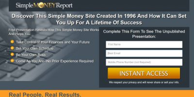 Simple Money Report Scam Review