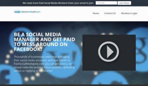 Paid Social Media Jobs Scam Review