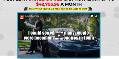 The Ecom Formula Scam Review