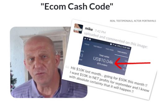 Ecom Cash Code Fake Testimonials