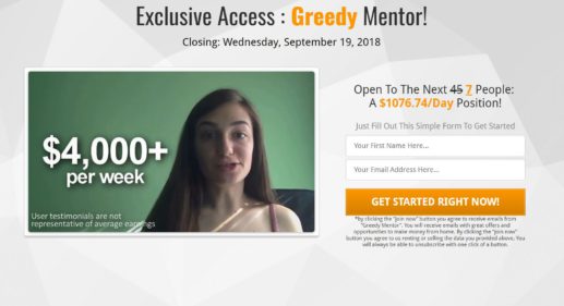 Greedy Mentor Scam Review