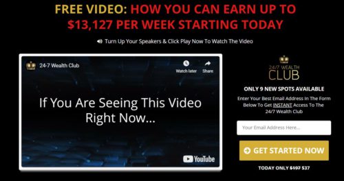 24/7 Wealthy Club Scam Review