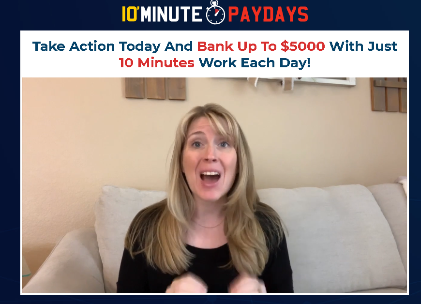 10 Minute Paydays Fake Testimonial